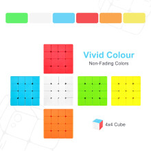 TOYESS Speed Magic Cube 4x4 Stickerless Smooth Magic Cube Professional Puzz