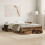 VidaXL vidaXL Bed Frame with Drawer Old Wood 120 x 190 cm Engineered Wood 1