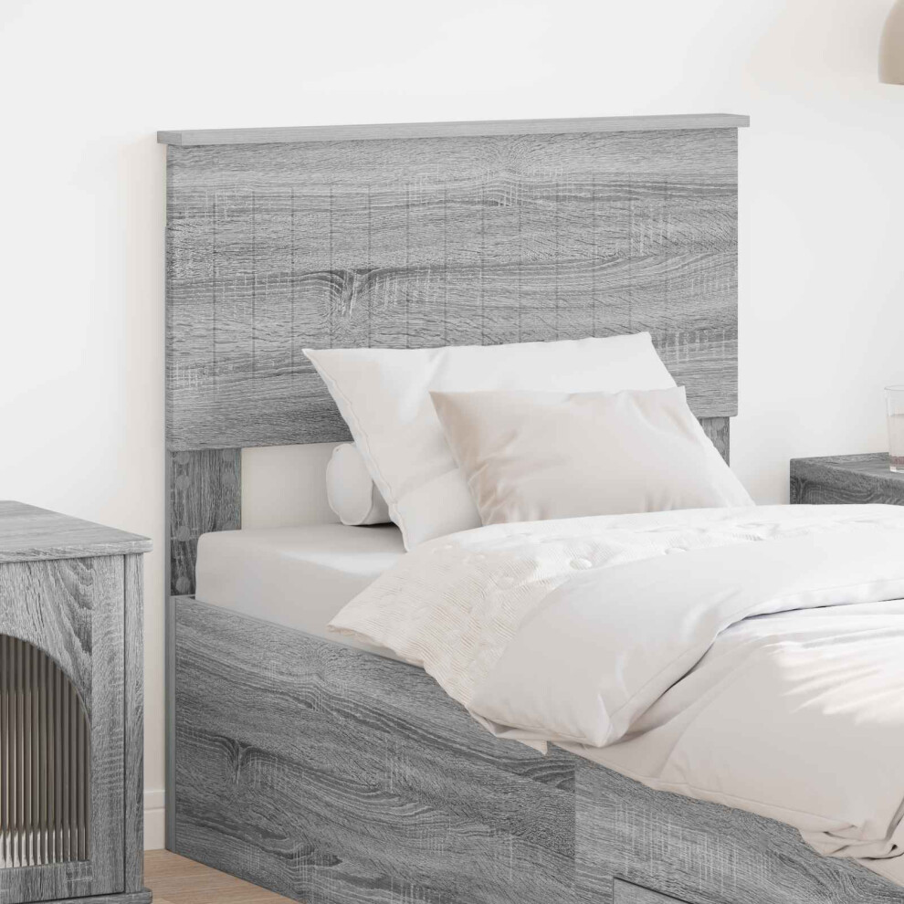 Vidaxl Headboard Sonoma Engineered Wood Grey