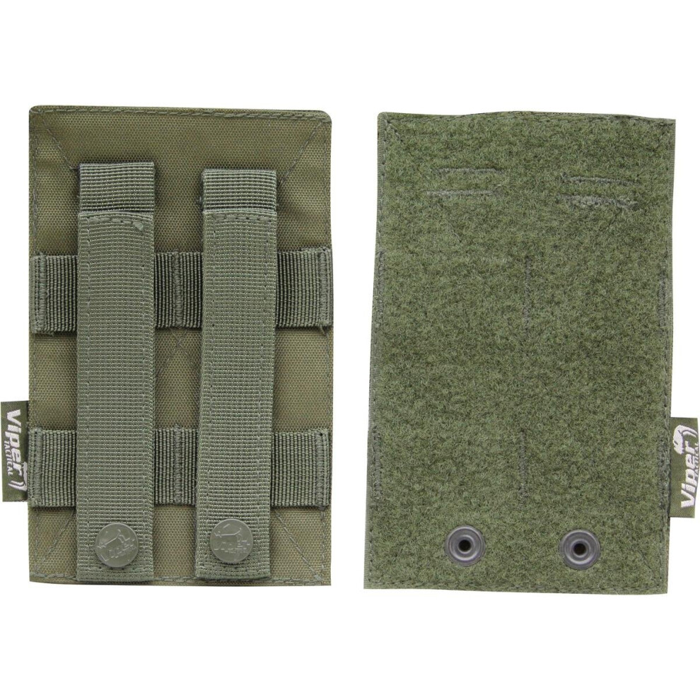 Viper Tactical Modular Adjustable Molle Admin Id Patch Flash Panel Green