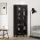 VidaXL vidaXL Highboard 2 pcs Black Oak Engineered Wood and Glass 1