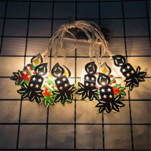 LED Christmas snowman string lights decoration