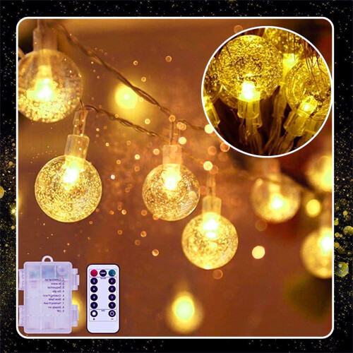 LED Bottle String Lights Battery-Powered 2M