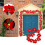 Christmas string lights safflower red fruit decoration 10m 1