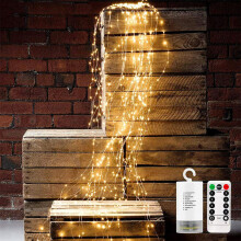 YiFudd outdoor garden party string lights with remote
