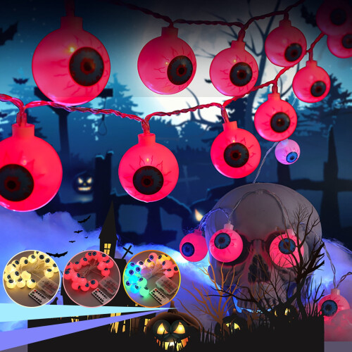Halloween LED string lights battery-powered 10-light