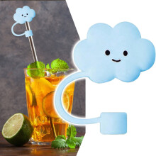 Xubond Kitchen Essentials, Capace/Capace/Topper Compatibile cu Pahare/Căști Tumbler, Capace Reutilizabile din Silicon Drăguțe pentru Accesorii,
