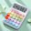 Colorful Desktop Calculator with 15 Tilt Display, 12-Digit 2