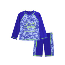 Boys' UV Filter Two-Piece Swimsuit Blue Kids 5-6 years — boys swimwear, two piece uv swimsuit, upf 50 kids swimwear, blue swimsuit