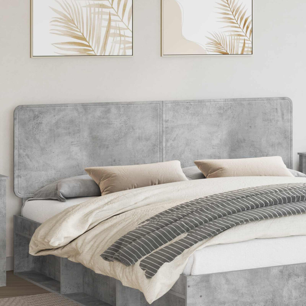Vidaxl Headboard Concrete Grey Engineered Wood