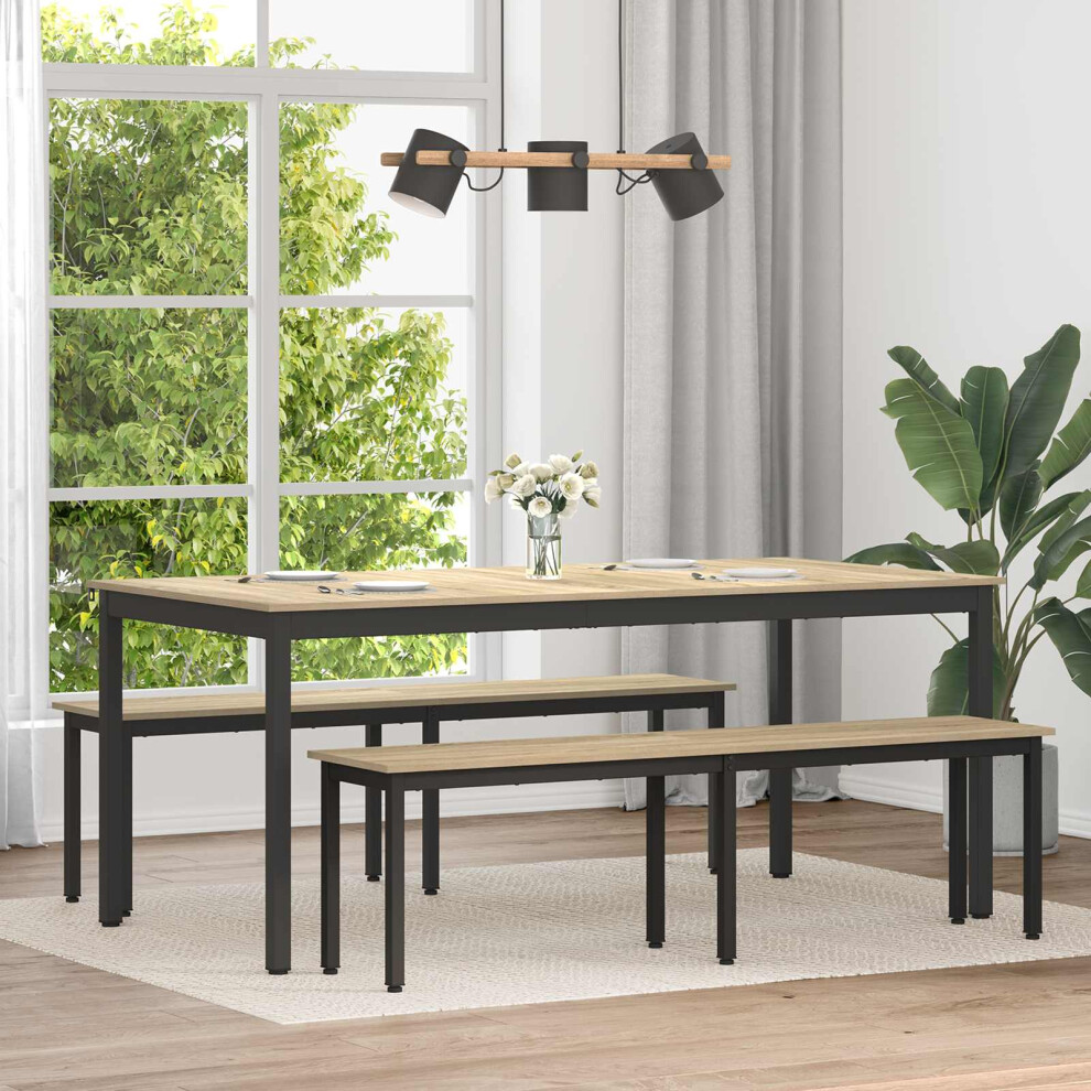 Vidaxl Dining Tables 2 Pcs 180 X 90 X 75 Cm Engineered Wood