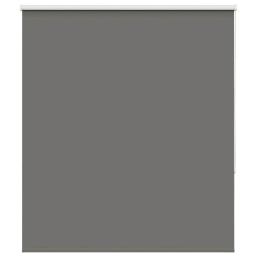 Vidaxl Roller Blind Blackout Grey 125X175 Cm Fabric Width 121.6 Cm Polyester