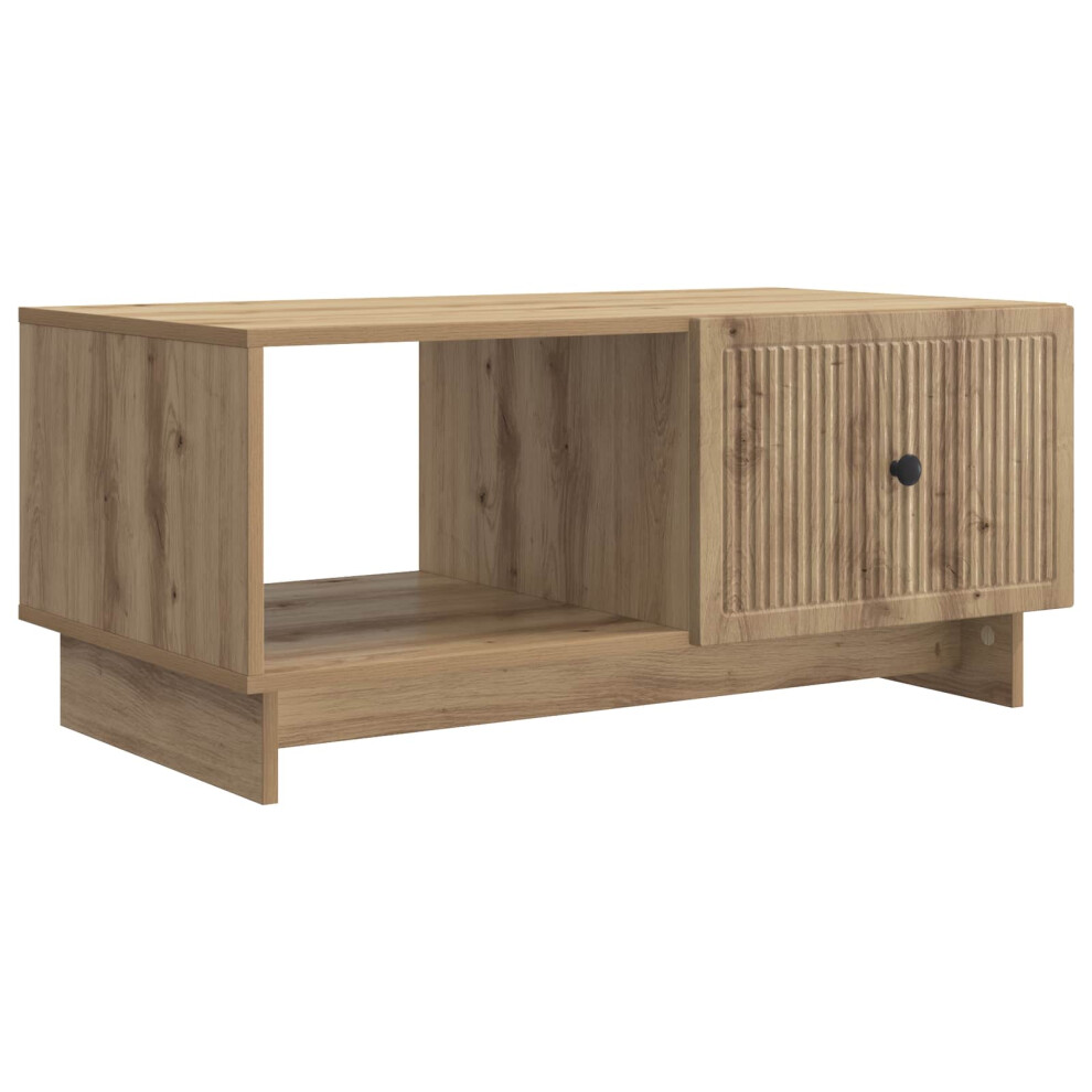 Vidaxl Coffee Table Artisan Oak 90 X 50 X 40 Cm Engineered Wood