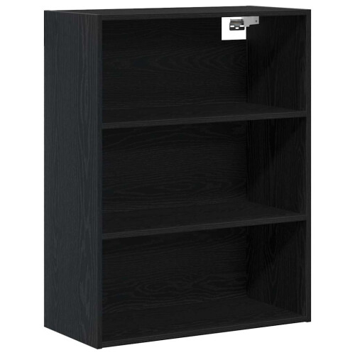 VidaXL vidaXL Highboard 2 pcs Black Oak Engineered Wood 2