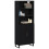 VidaXL vidaXL Highboard 2 pcs Black Oak Engineered Wood 2