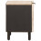 VidaXL vidaXL Bedside Cabinet White 40 x 33 x 46 cm Solid Mango Wood 3
