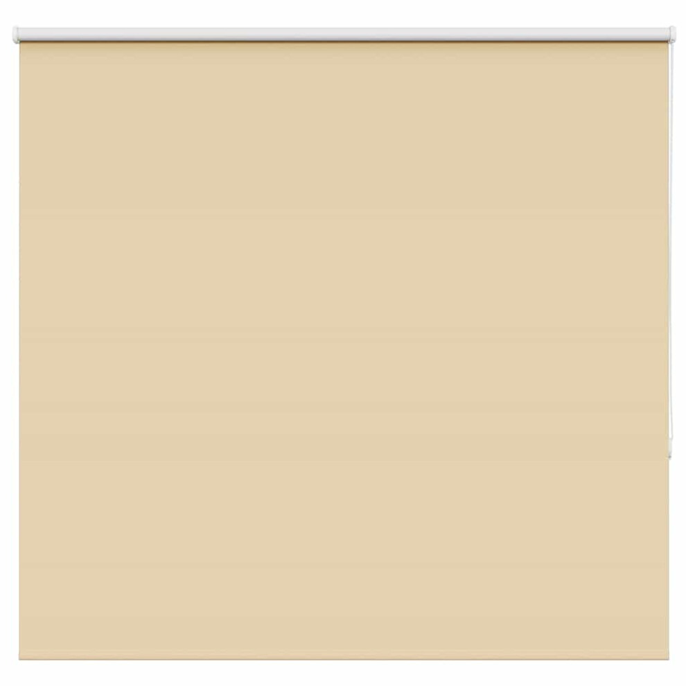 Vidaxl Roller Blind Blackout Beige 145X130 Cm Fabric Width 141.6 Cm Polyester