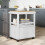 VidaXL vidaXL Kitchen Trolley FLORO White 72.5 x 45 x 80 cm Solid Pine Wood 2