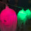 YiFudd Halloween string lights white skull 10 LED 6