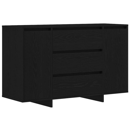 VidaXL vidaXL Sideboard Black Oak 120 x 41 x 75 cm Engineered Wood 1