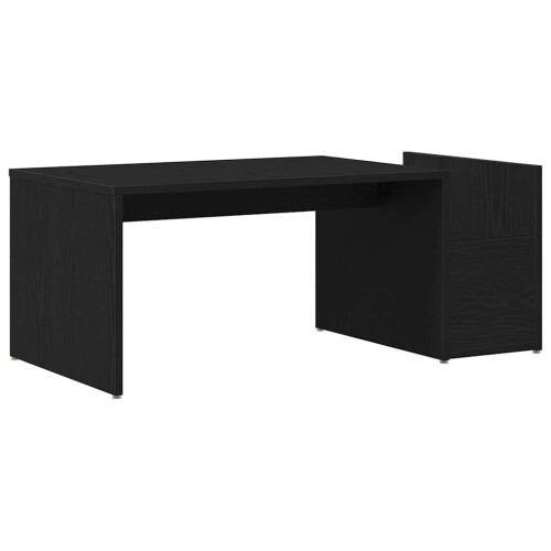VidaXL vidaXL Coffee Table Black Oak 90 x 45 x 35 cm Engineered Wood 1