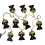 Halloween LED Witch String Lights 10-Pack Battery-Powered 2