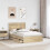 VidaXL vidaXL Bed Frame Sonoma Oak Engineer Wood 2
