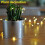 Luci a stringa LED sommergibili con filo di rame, 3 m, 30 luci 5