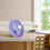 Kitchen Desktop Fan USB Rechargeable Silent 1pc 4