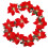 Christmas string lights safflower red fruit decoration 10m 2