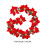Christmas string lights safflower red fruit decoration 10m 3