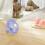Kitchen Desktop Fan USB Rechargeable Silent 1pc 6