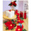 Christmas string lights safflower red fruit decoration 10m 6