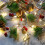 Christmas string lights safflower red fruit decoration 10m 4