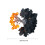 Halloween pumpkin LED string lights 10m 2
