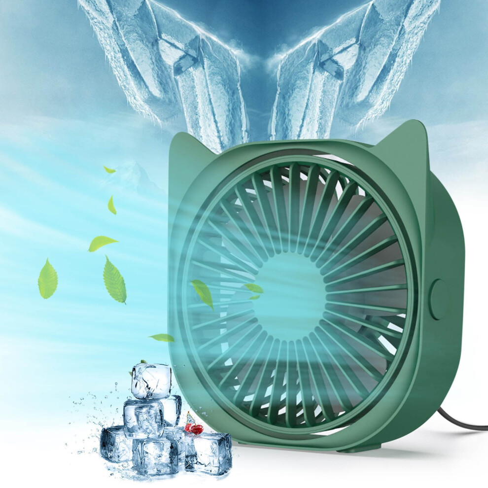 Portable Mini Fan With Night Light And 360 Rotation 9178400214103