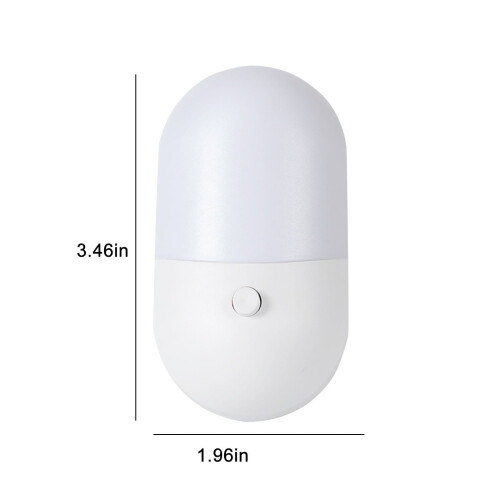 Ampoule LED miniature à brancher, lumière blanche chaude, 1 unité 1