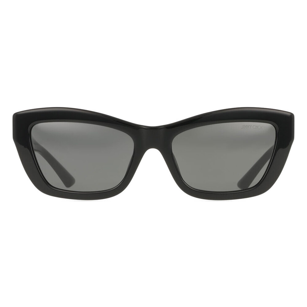 Jimmy Choo Women's Grey Woman Jc5030u 500087 Sunglasses Acetate Black Cat Eye Normal - Image 3