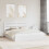 VidaXL vidaXL Storage Bed with Headboard White 180 x 200 cm Engineered Wood 1