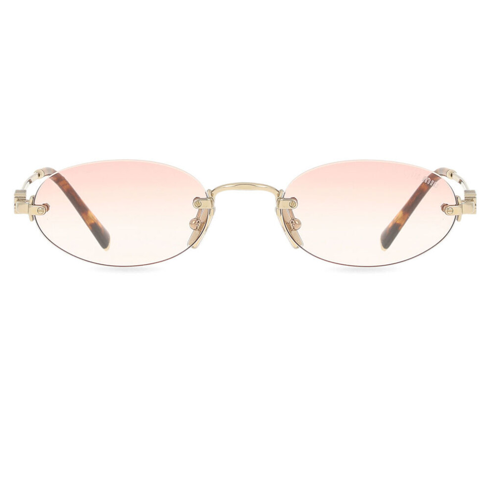 Miu Miu , Sunglasses, Female, Yellow, 51 Mm, A54s Sunglasses - Image 5