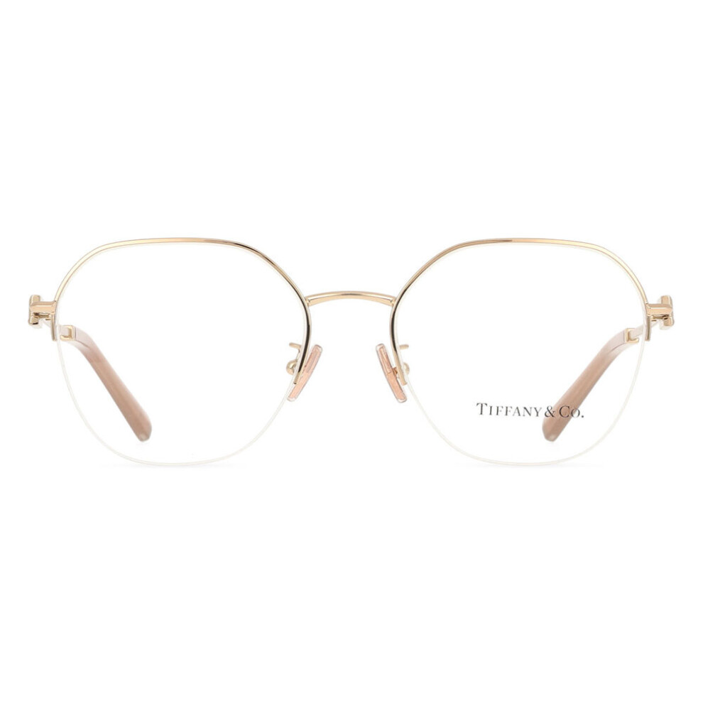Tiffany & Co. - Round Eyeglasses - Gold - Metal - 53-18-140 - Image 3