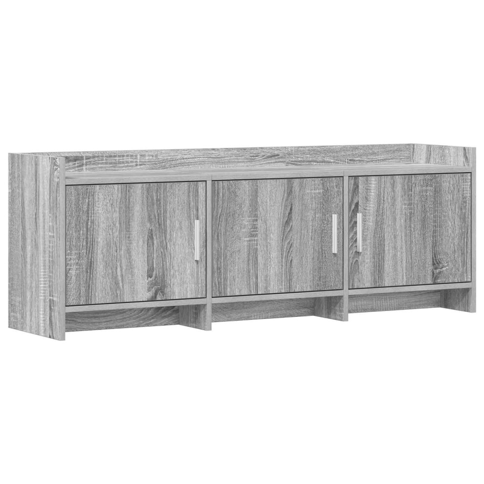 Vidaxl Tv Cabinet 130 X 33 X 47 Cm Sonoma Engineered Wood Grey