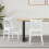 VidaXL vidaXL Dining Chairs 2 pcs White 42 x 47.5 x 81 cm Solid Rubber Wood 1