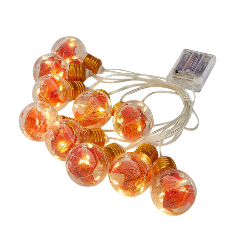 LED string lights maple bulb room decoration 10m 1
