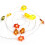 LED string lights Halloween decor 3 meters 30 lights 6
