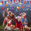 Red White Blue LED Lantern String Lights Outdoor 10m 5