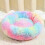 Donut Dog Bed Washable Medium Pink 6