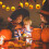 Halloween pumpkin string lights orange LED 10-pack 4