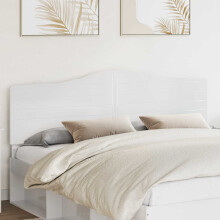 vidaXL Headboard Gloss White Engineered wood