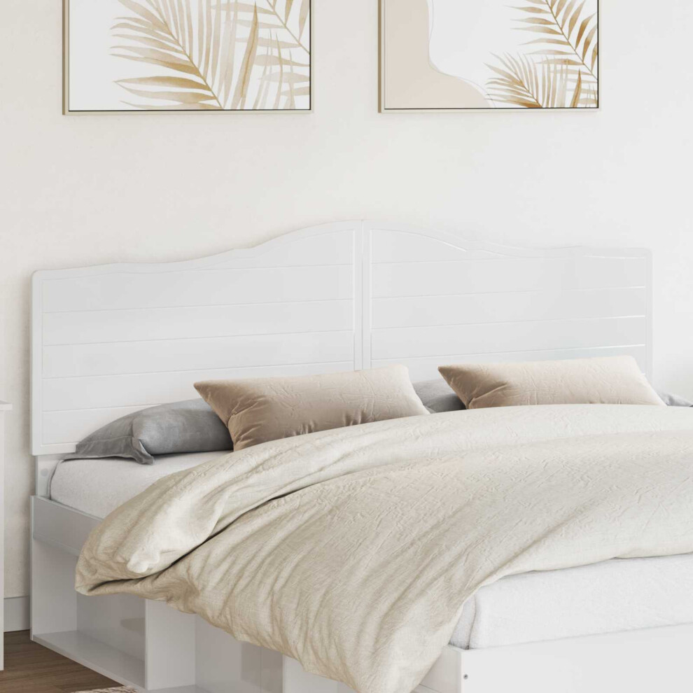 Vidaxl Headboard Gloss Engineered Wood White